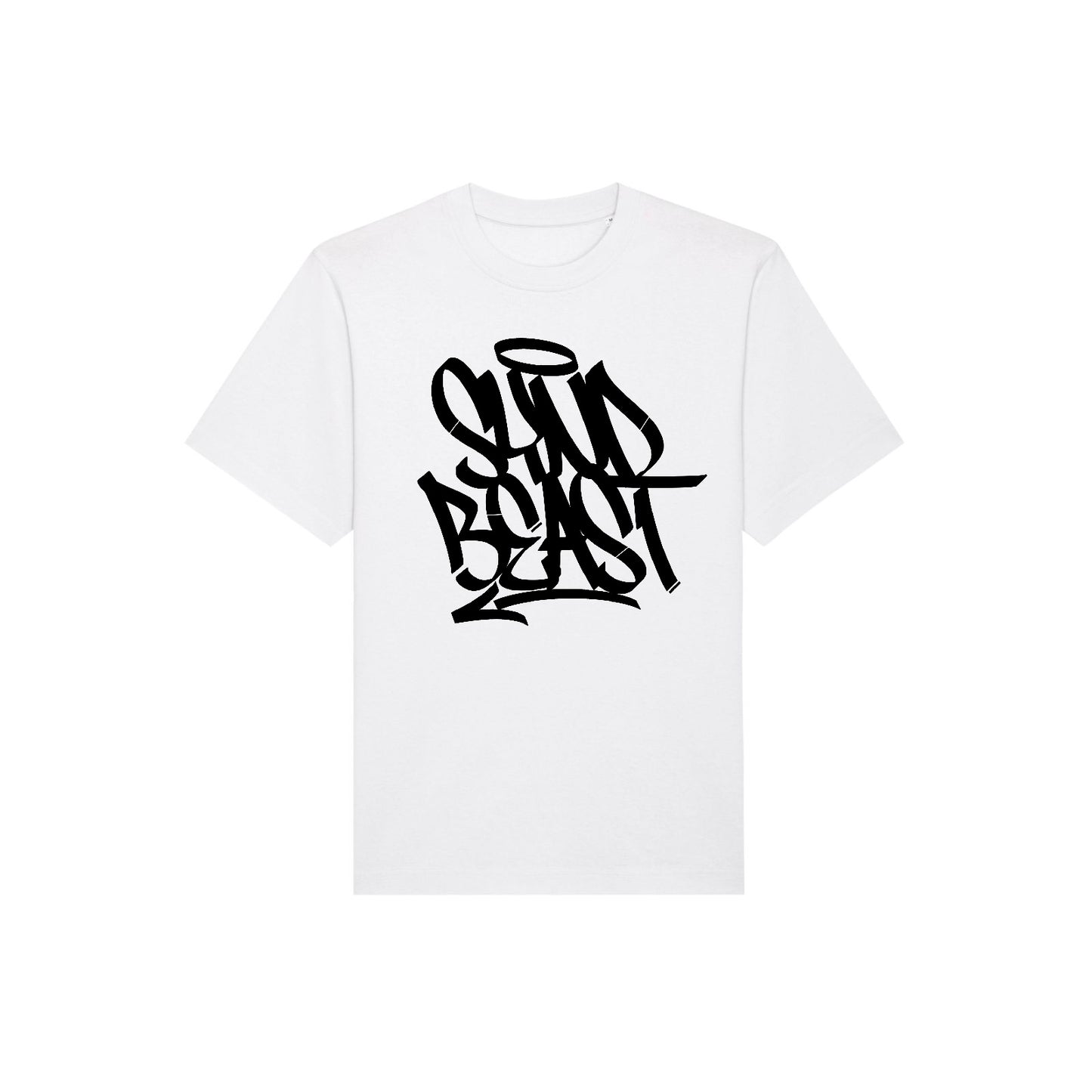 tshirt white "tagging" collezione street canvas