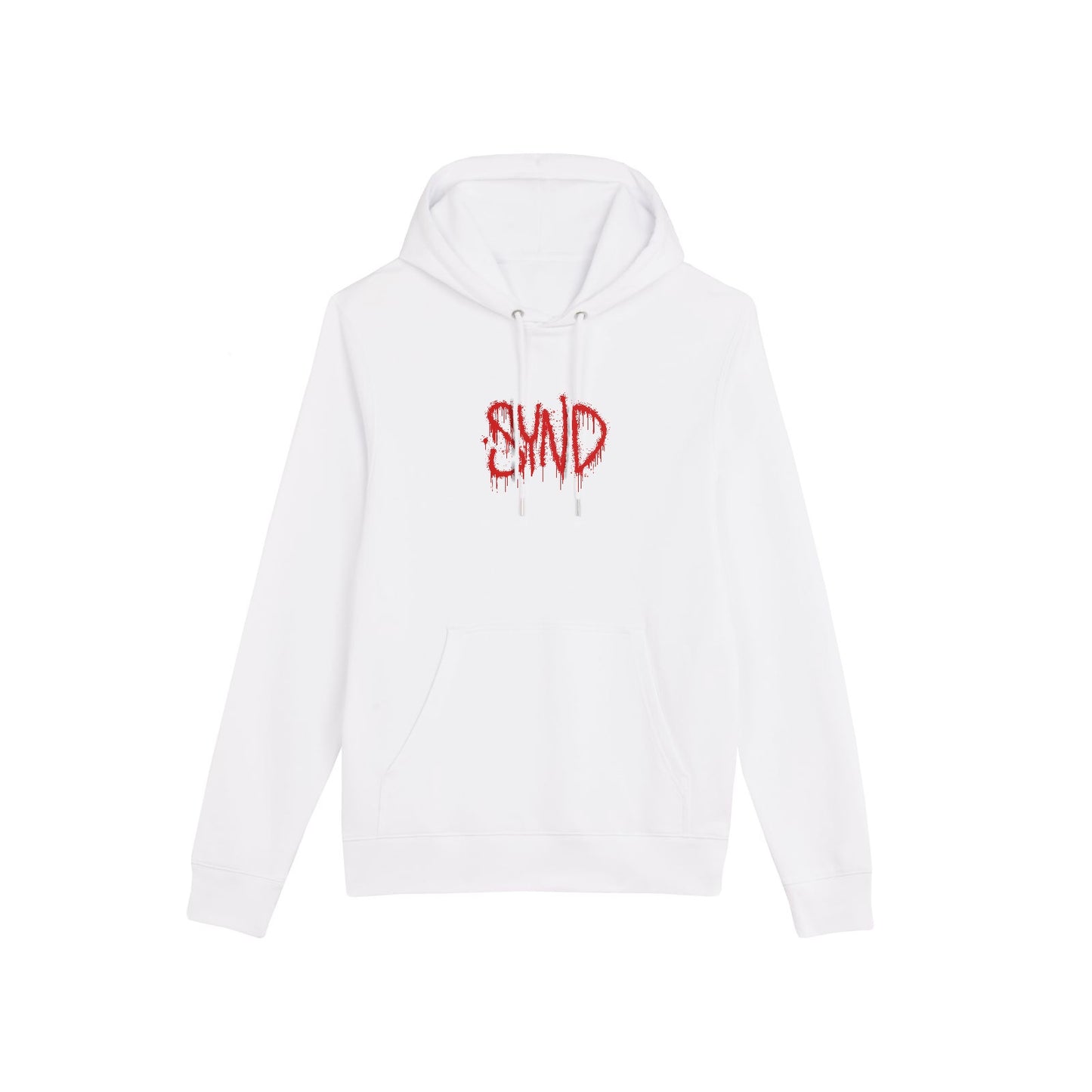 Synd hoodie white "This is not art" street canvas collection